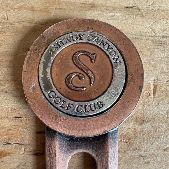 Shady Canyon Golf Club Copper Divot Tool - Used with Wear - Picture 2 of 5